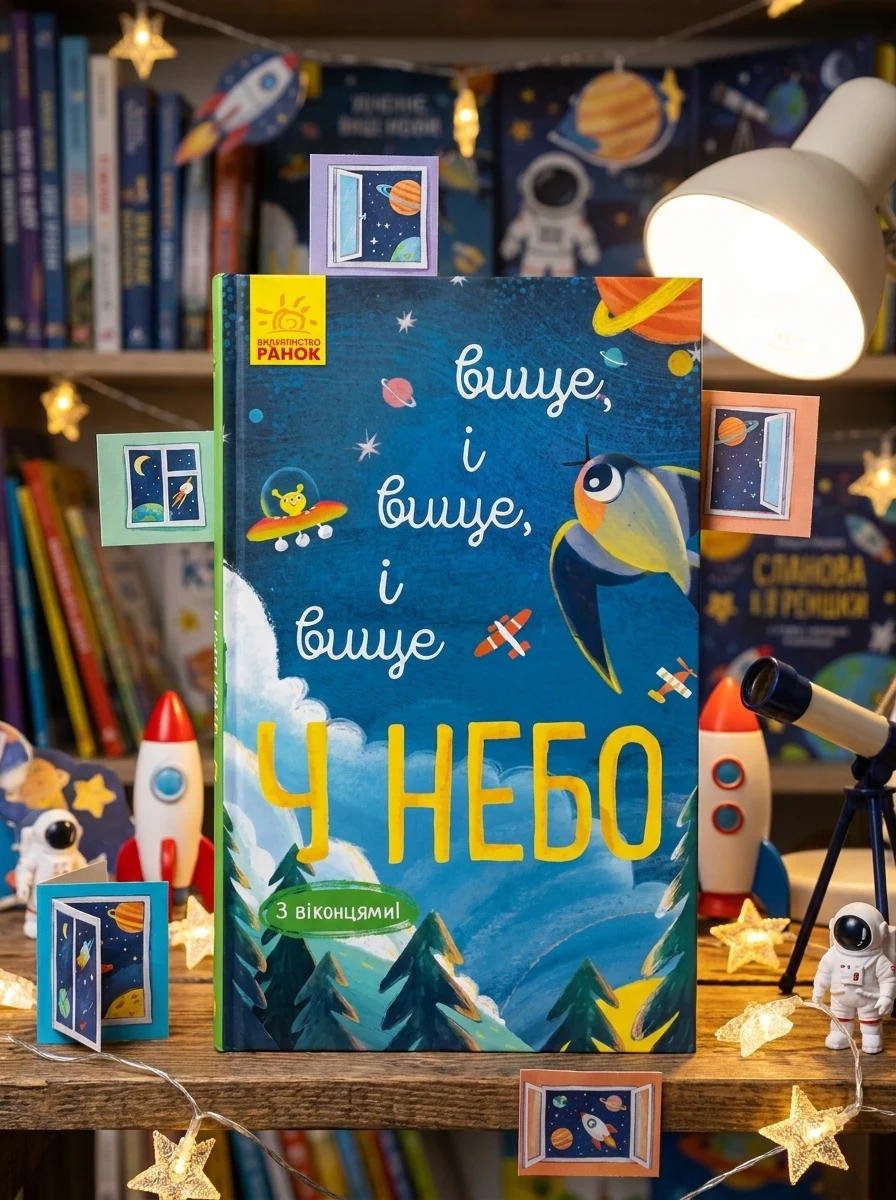 Досліджуй! Вище і вище і вище у небо. З віконцями — фото 2