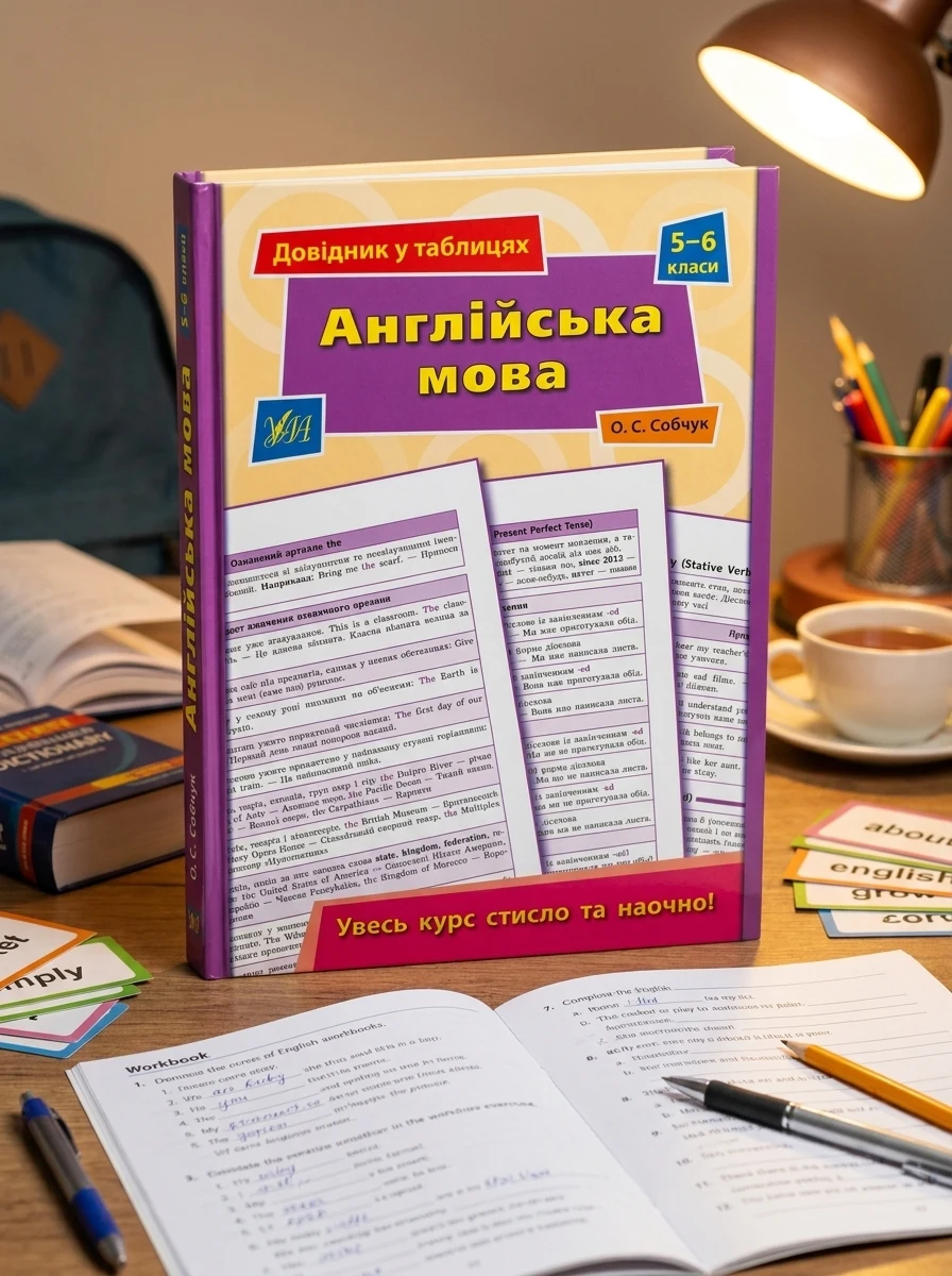 Довідник у таблицях. Англійська мова. 5–6 класи — Книги для школи