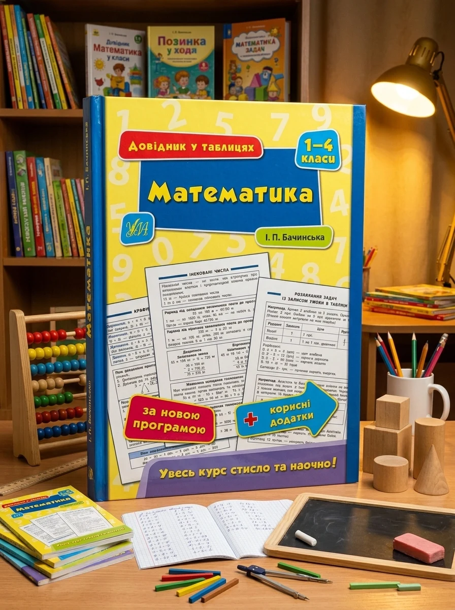 Довідник у таблицях. Математика. 1–4 класи — Книги для школи