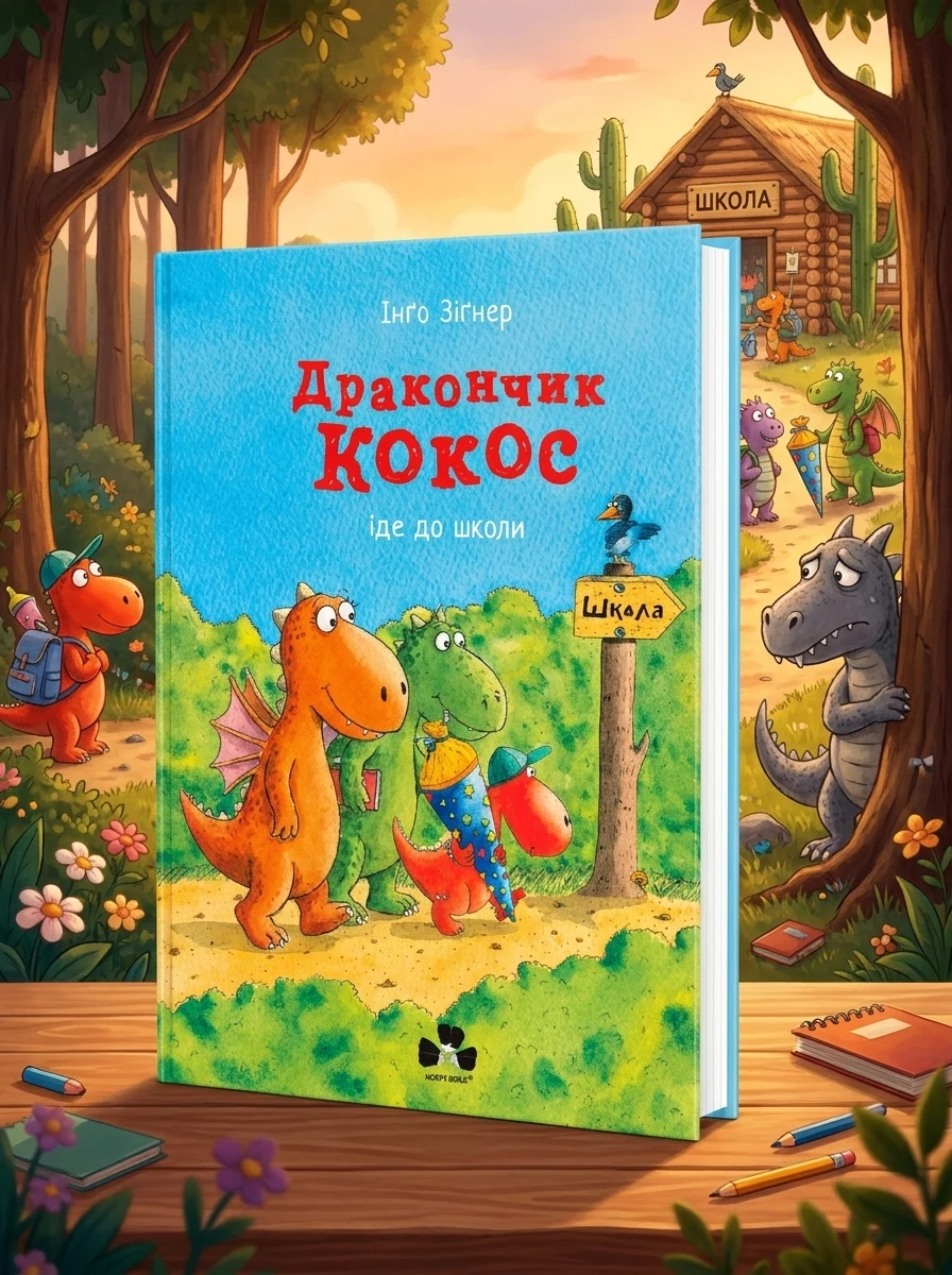 Дракончик Кокос іде до школи
