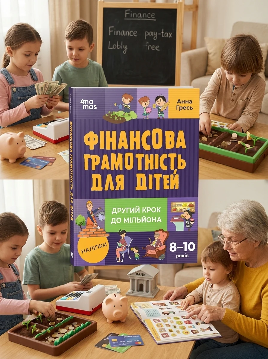Другий крок до мільйона. Фінансова грамотність для дітей 8-10 років — Пізнавальні книги для дітей