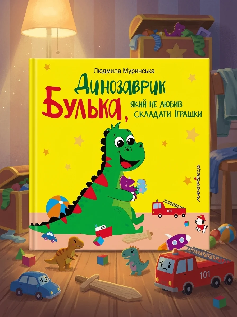 Динозаврик Булька, який не любив складати іграшки