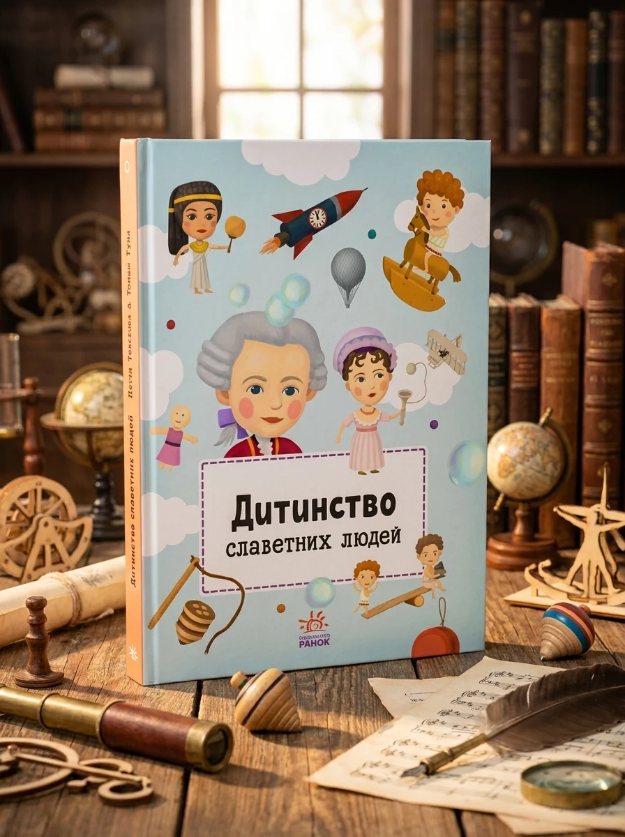 Дитинство славетних людей — Дитячі енциклопедії