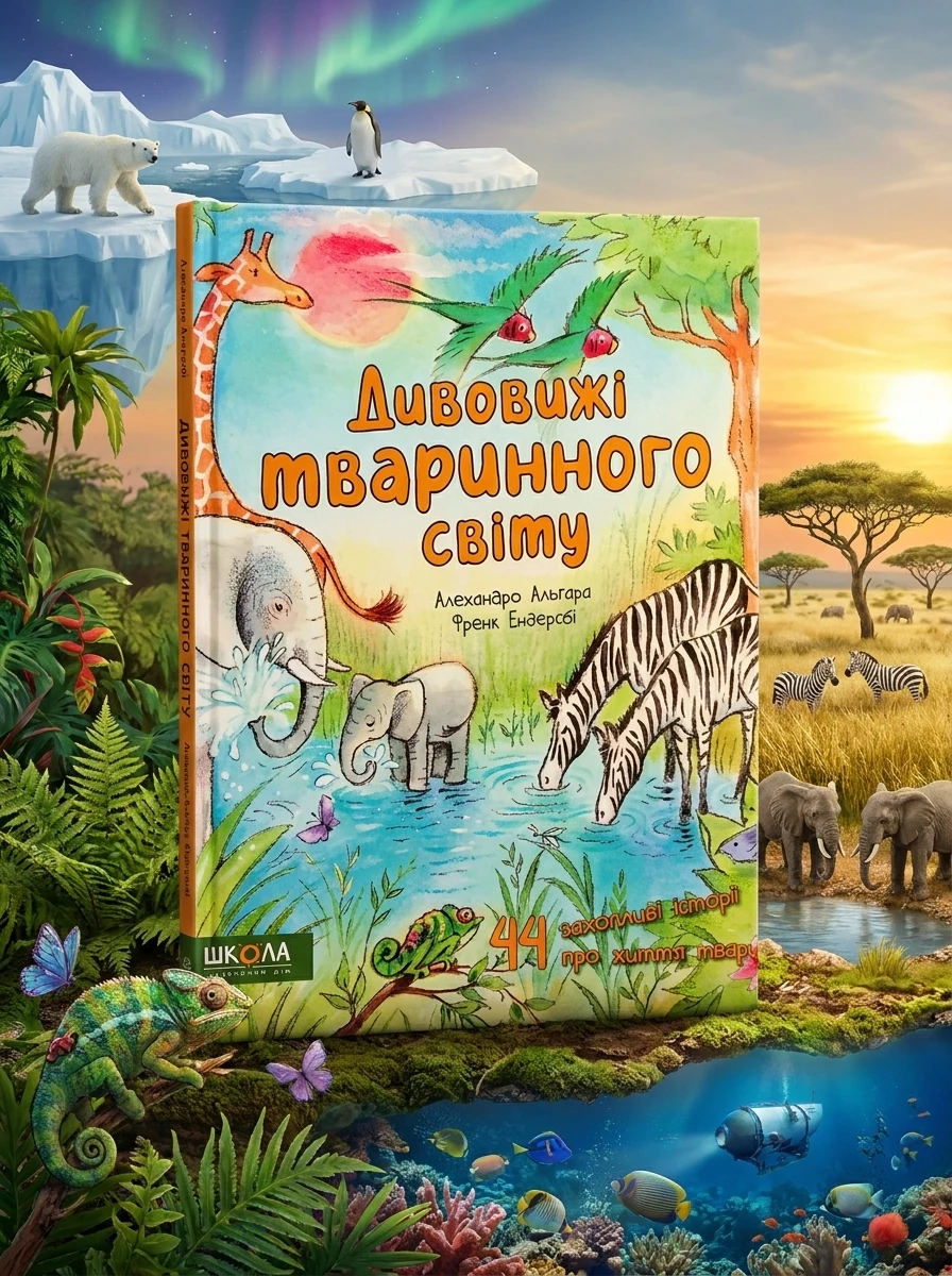 Дивовижі тваринного світу | купити книгу онлайн
