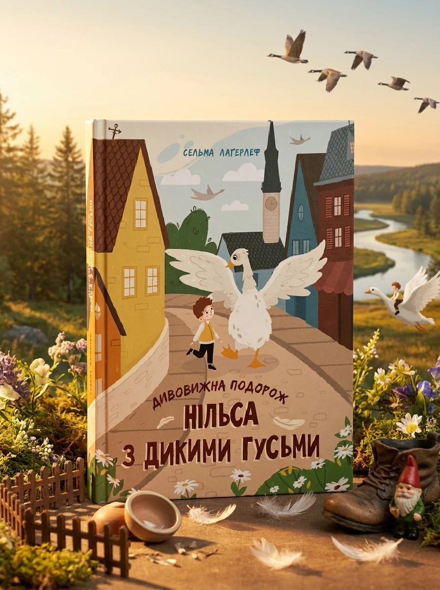 Дивовижна подорож Нільса з дикими гусьми — Дитяча проза