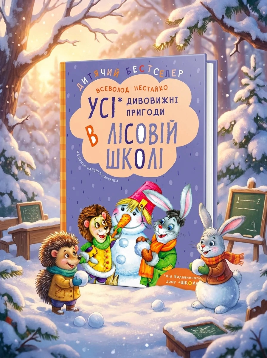 Усі дивовижні пригоди в лісовій школі. Комплект з чотирьох книг — Казки