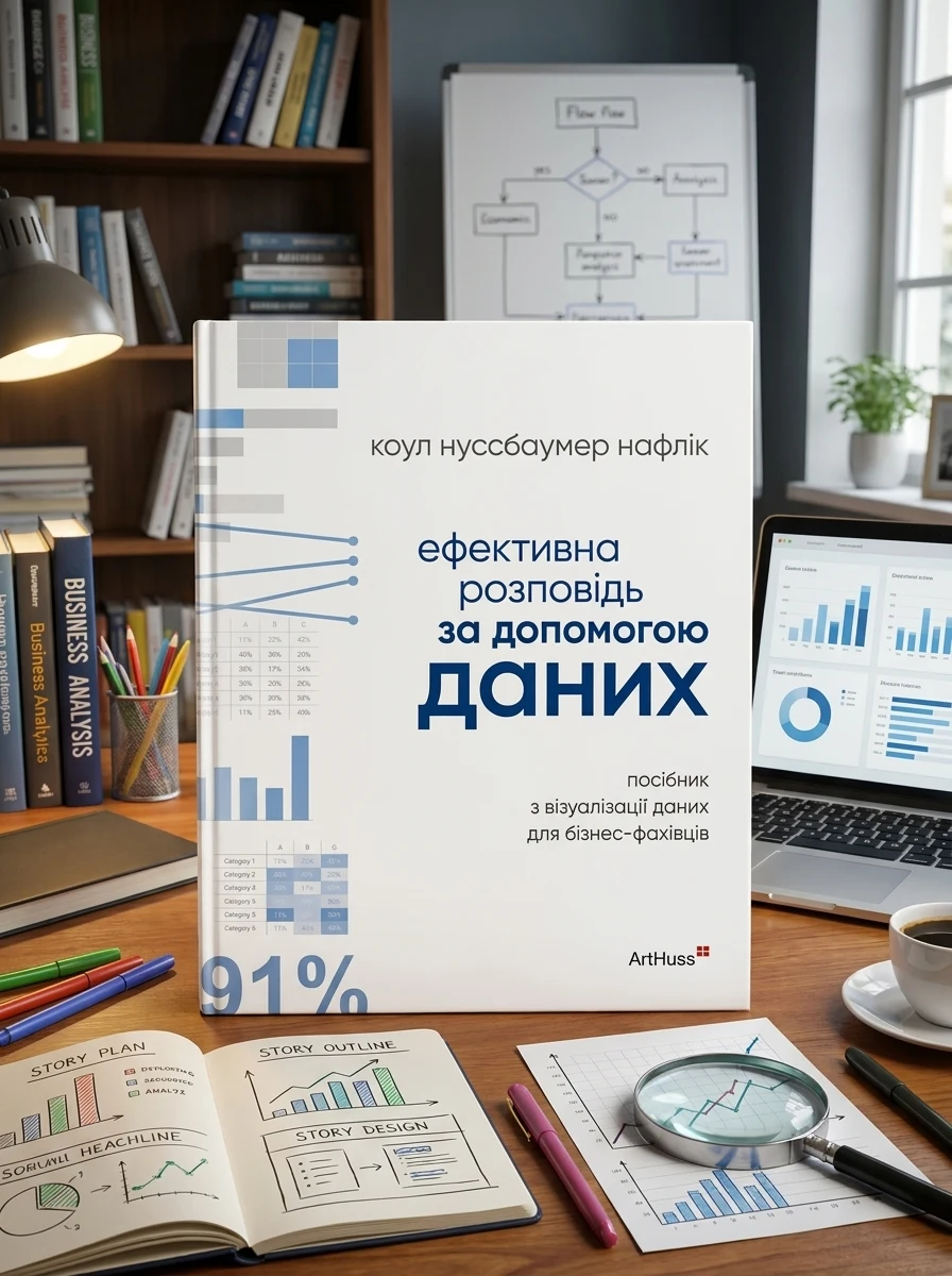 Ефективна розповідь за допомогою даних. Посібник з візуалізації даних для бізнес-фахівців — Бізнес
