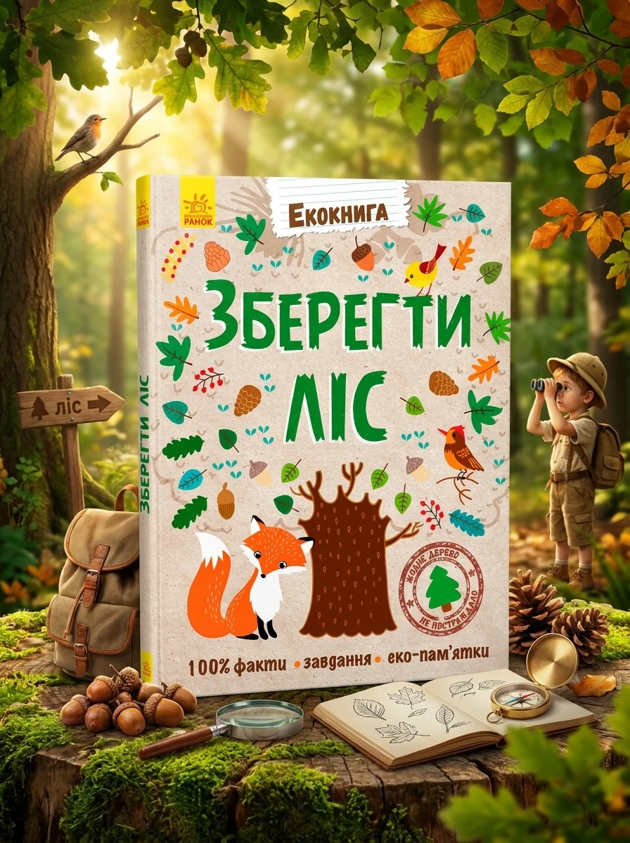 Екокнига. Зберегти ліс — Розвивальні книги