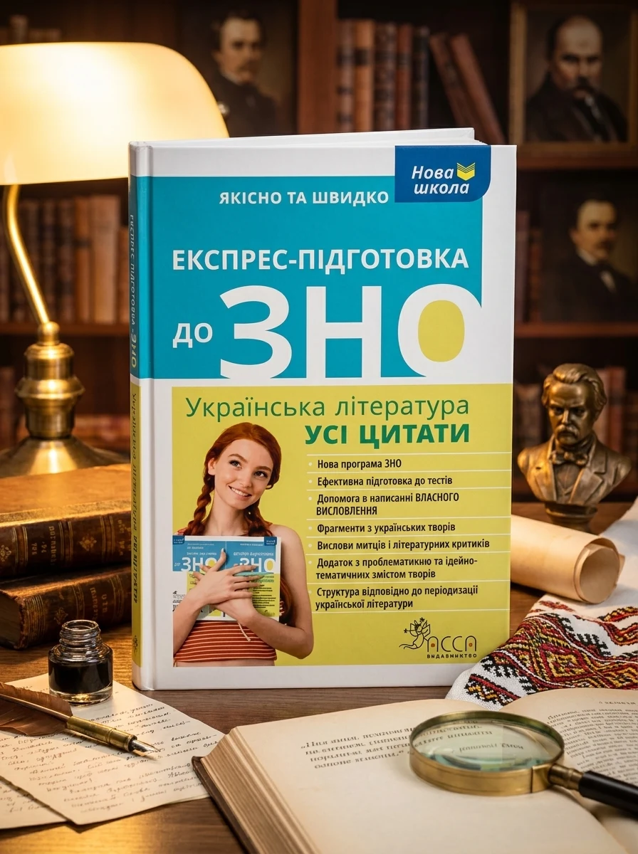 Експрес-підготовка до ЗНО. Українська література. Усі цитати — Підготовка до школи