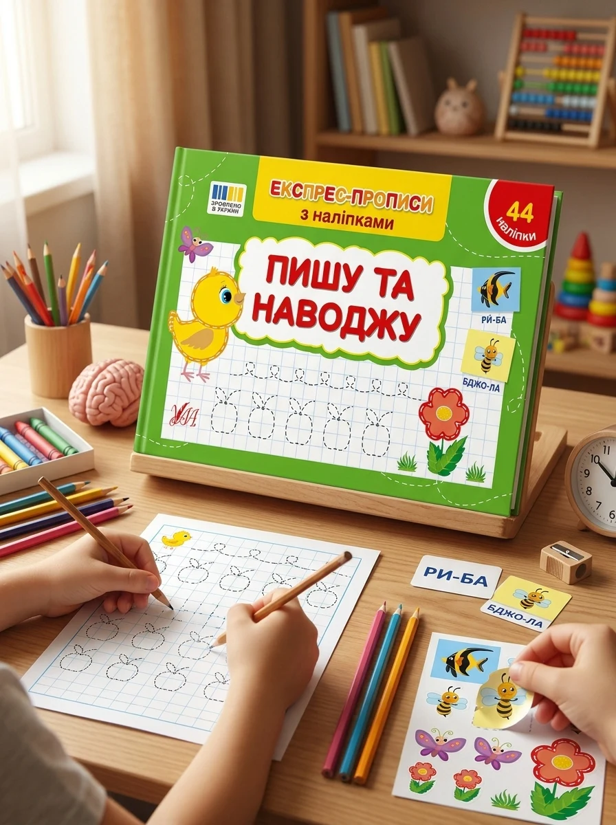 Експрес-прописи з наліпками. Пишу та наводжу — фото 2