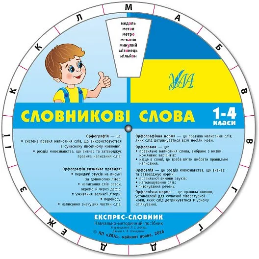 Експрес-словник. Словникові слова. 1-4 класи — Пізнавальні книги для дітей