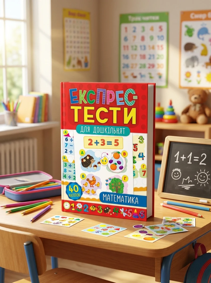 Експрес-тести для дошкільнят. Математика — Розвивальні книги