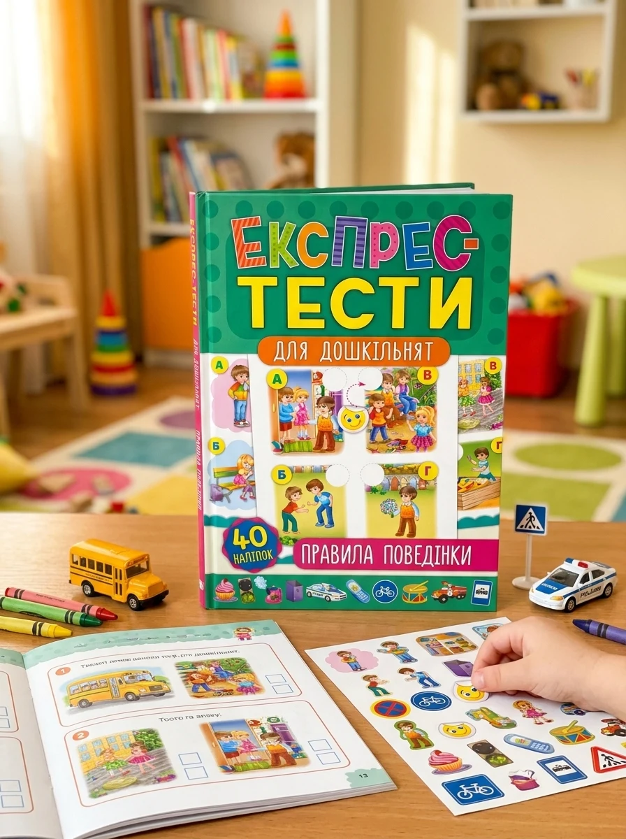 Експрес-тести для дошкільнят. Правила поведінки — фото 2