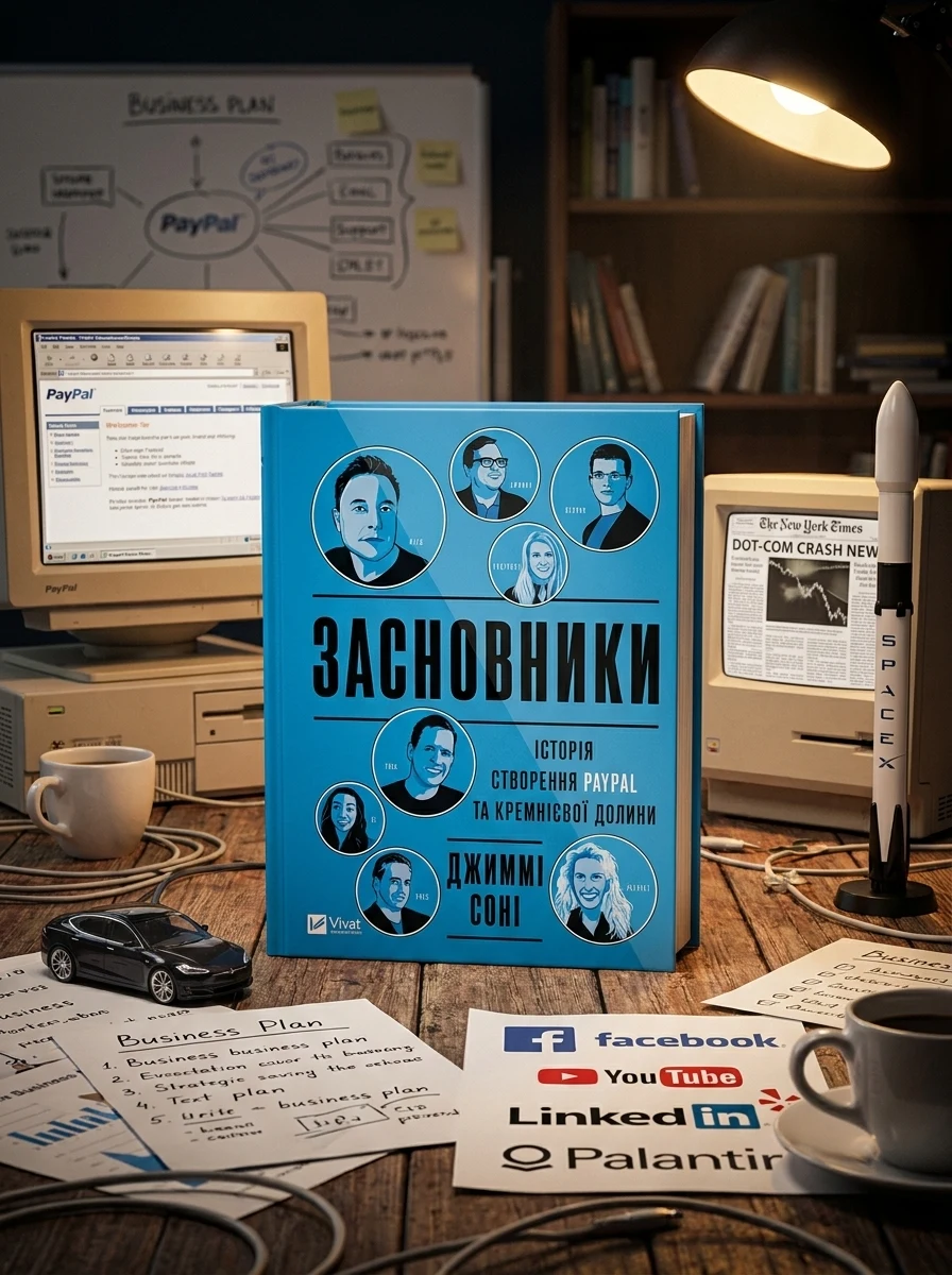 Електронна книга «Засновники. Історія створення PayPal та Кремнієвої долини | купити книгу онлайн