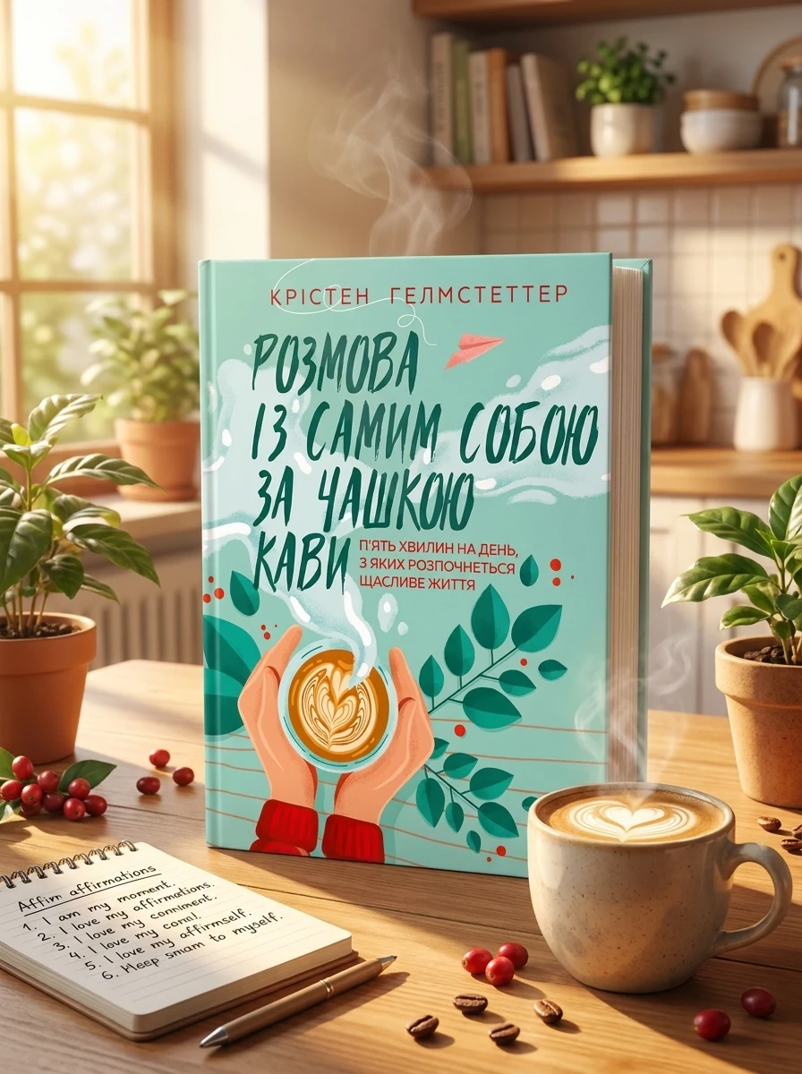 Електронна книга «Розмова із самим собою за чашкою кави. П’ять хвилин на день, з яких розпочнеться щасливе життя | купити книгу онлайн