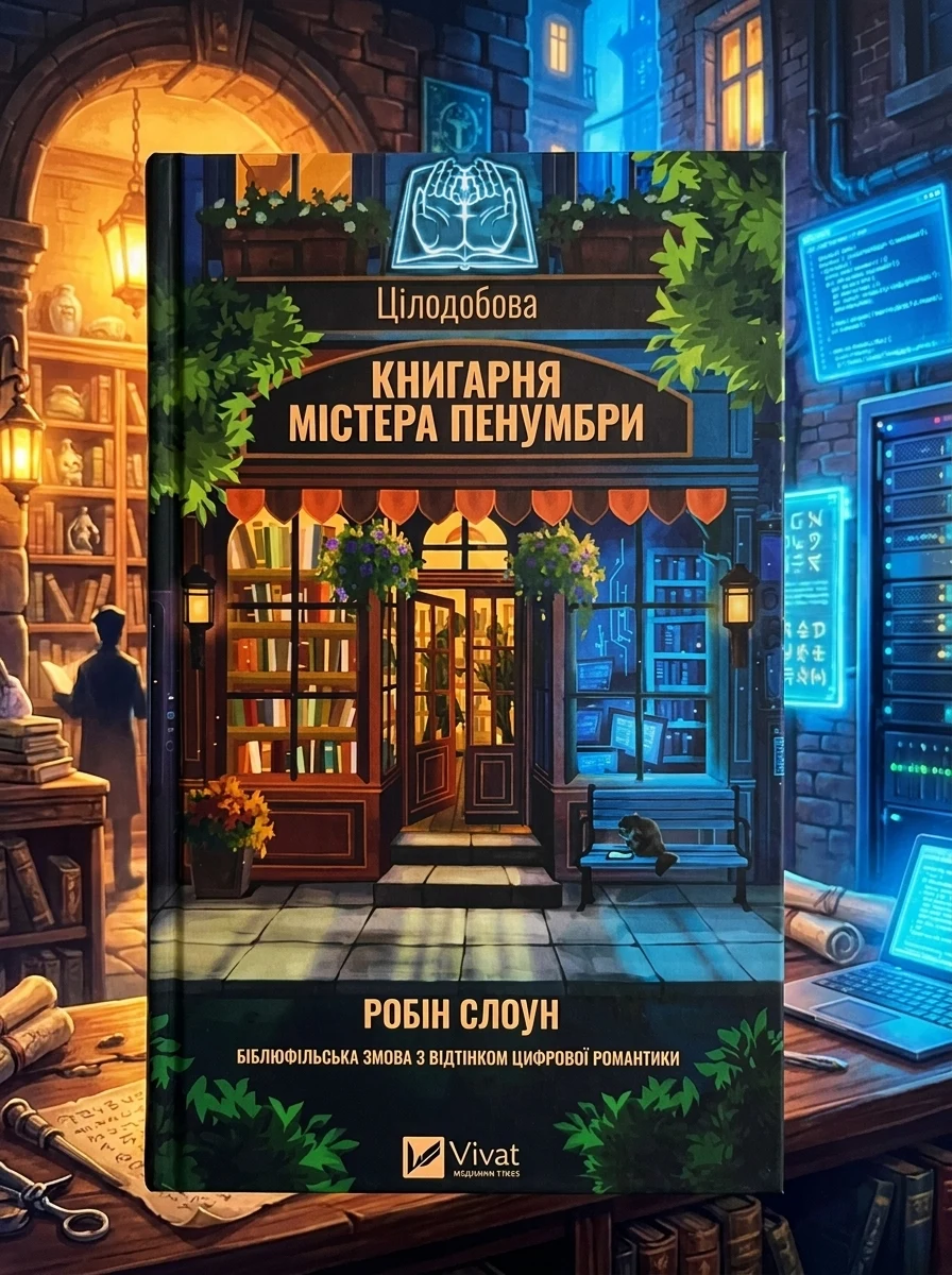 Електронна книга «Цілодобова книгарня містера Пенумбри» — E-фантастика