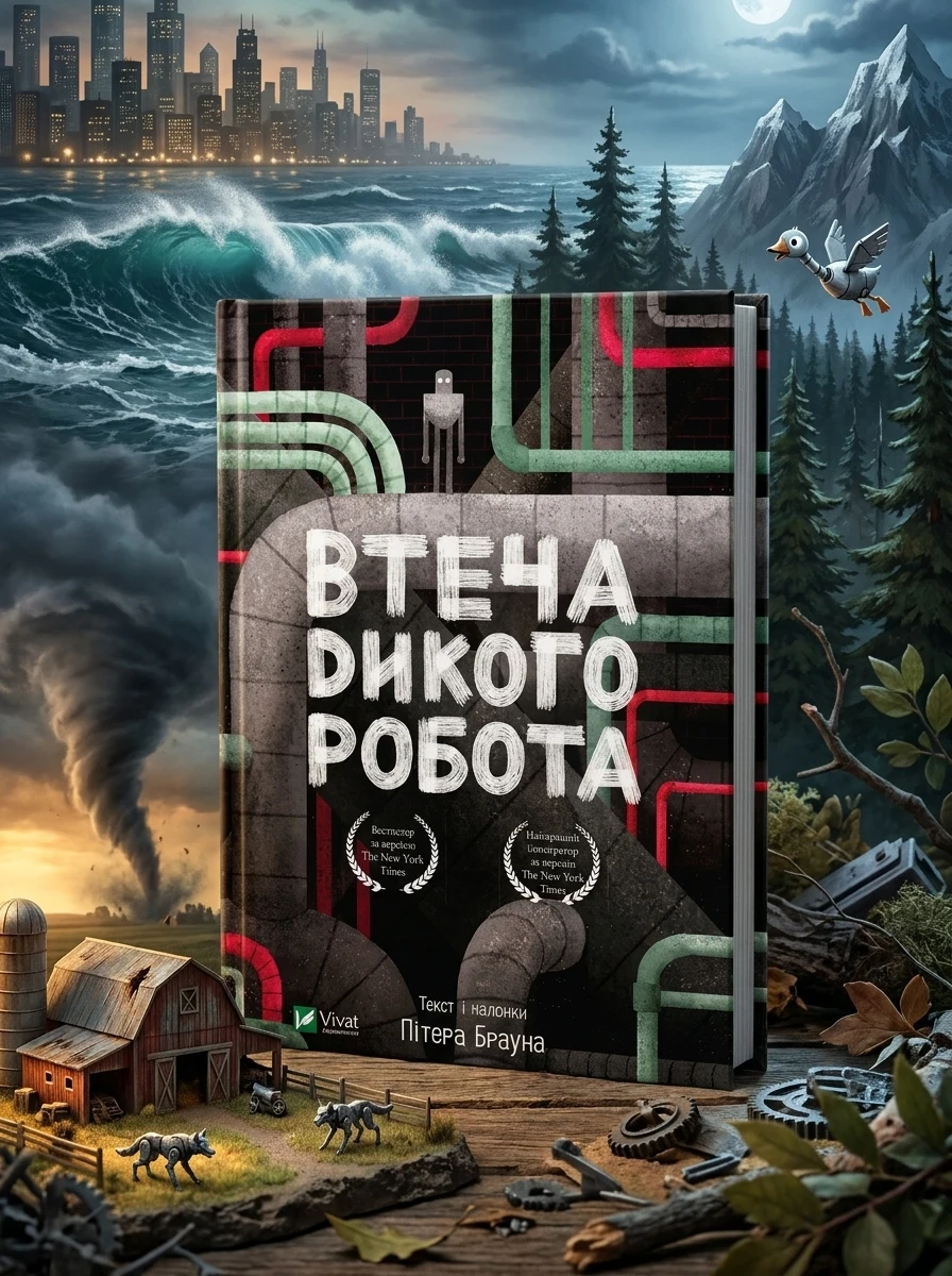 Електронна книга «Втеча дикого робота | купити книгу онлайн