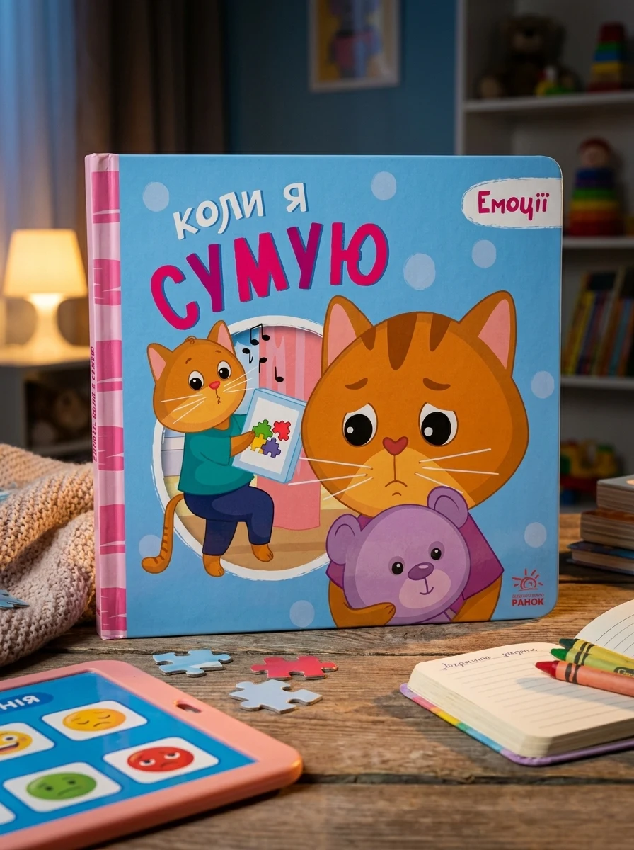 Емоції. Коли я сумую — Пізнавальні книги для дітей