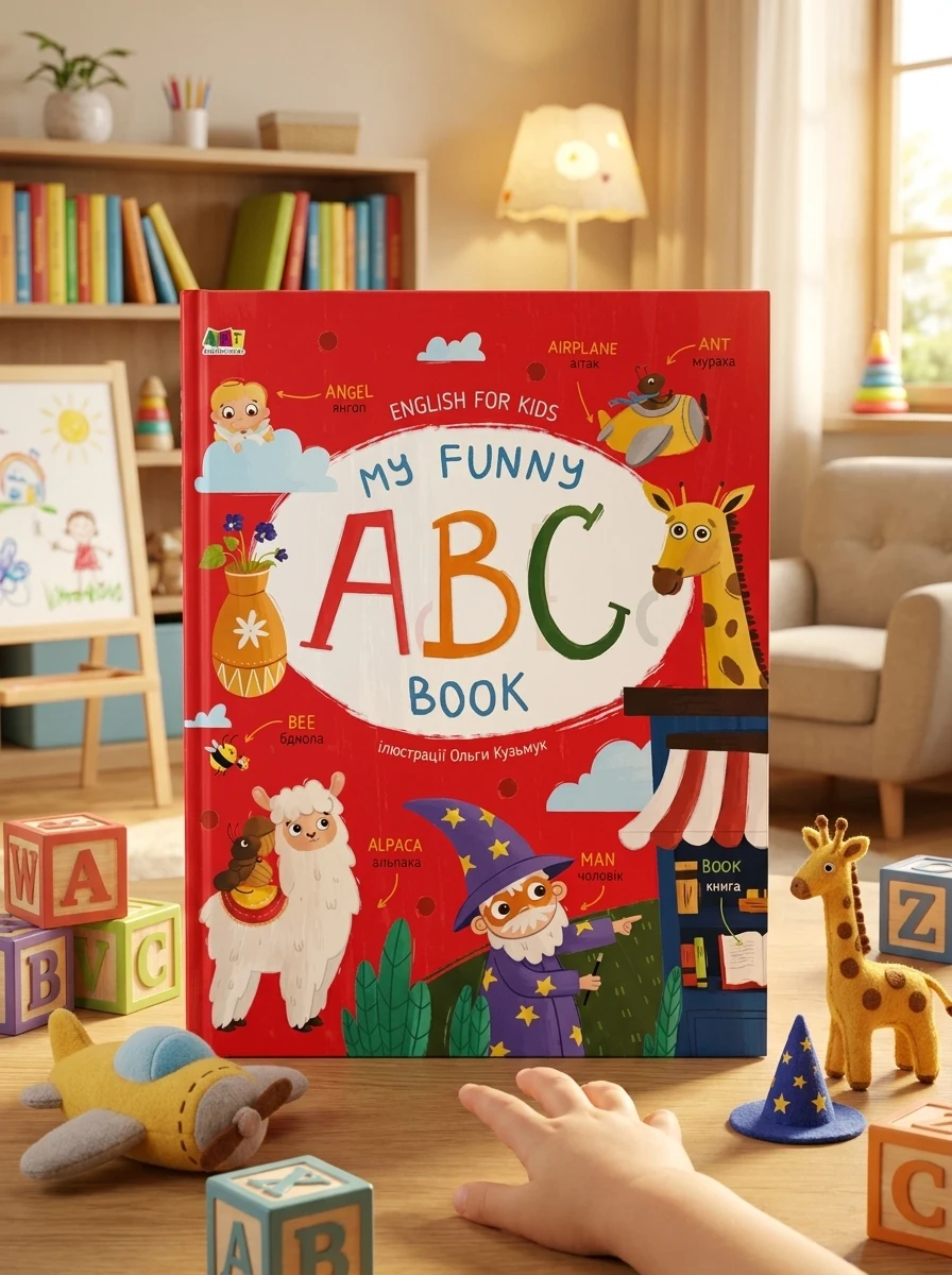 English for Kids. My Funny ABC Book — Розвивальні книги