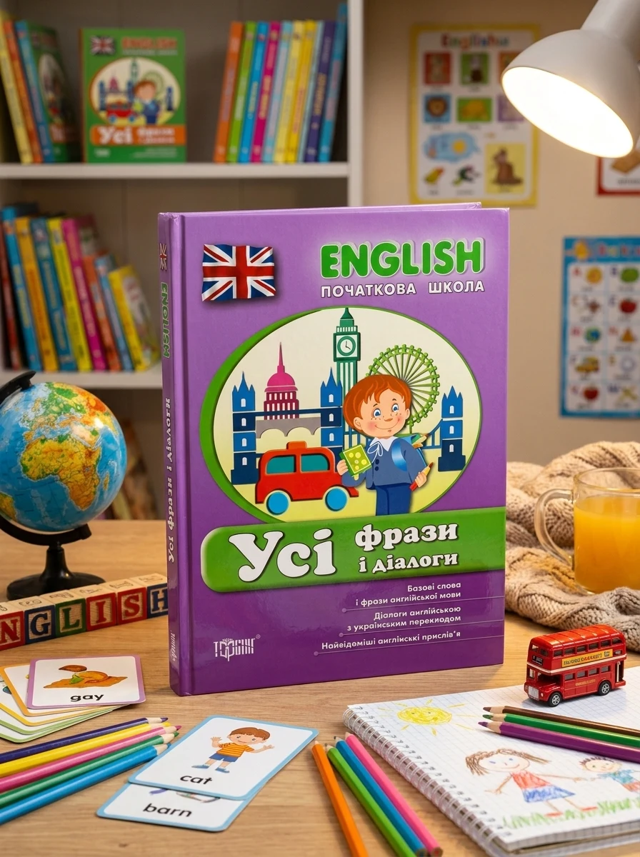 English. Початкова школа. Усі фрази і діалоги — Підготовка до школи