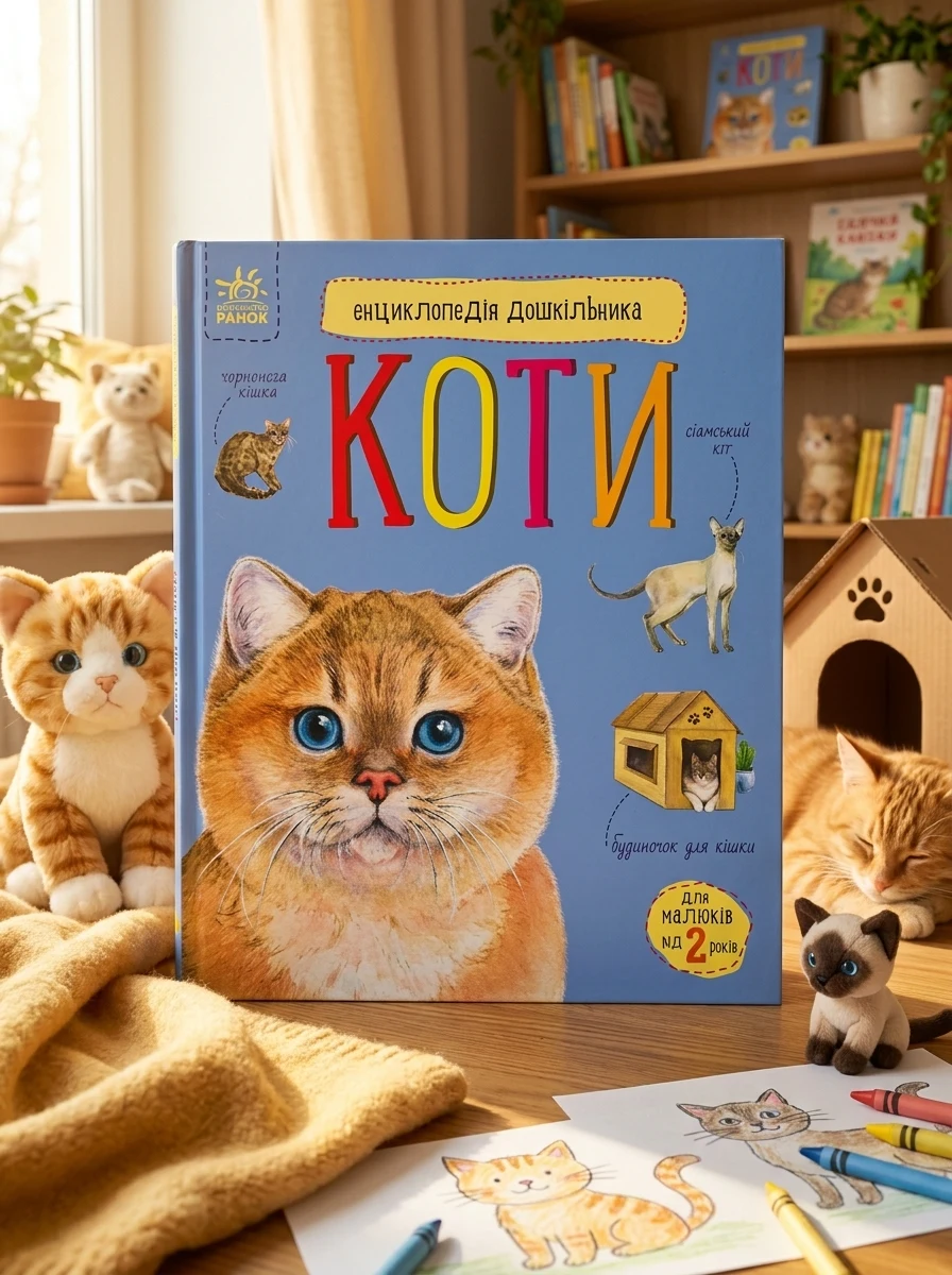 Енциклопедія дошкільника. Коти — Дитячі енциклопедії