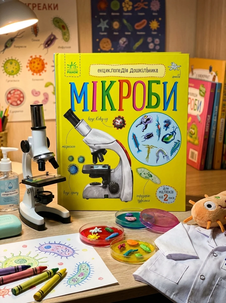 Енциклопедія дошкільника. Мікроби — Дитячі енциклопедії