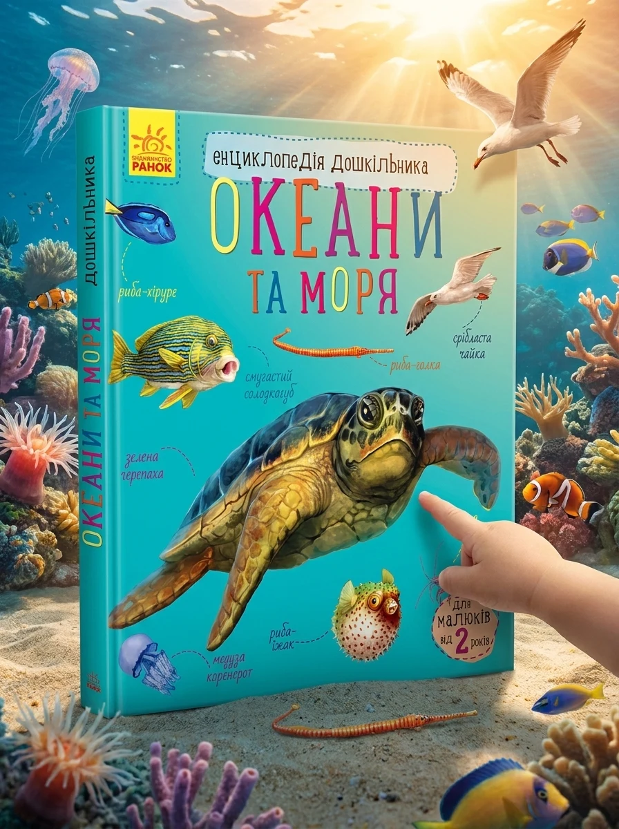 Енциклопедія дошкільника. Океани та моря — Дитячі енциклопедії