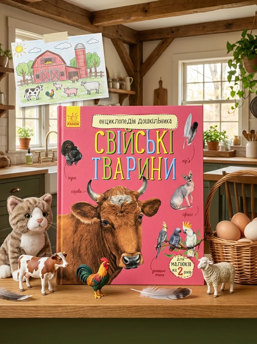 Енциклопедія дошкільника. Свійські тварини — Дитячі енциклопедії