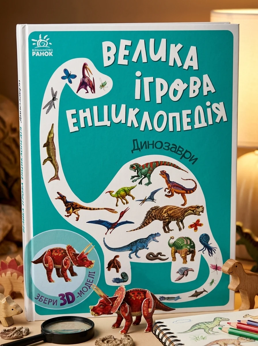 Енциклопедія-конструктор. Динозаври