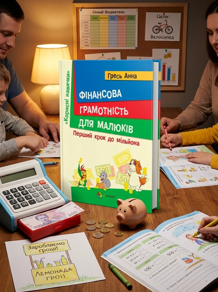 Фінансова грамотність для малюків. Перший крок до мільйона — Пізнавальні книги для дітей