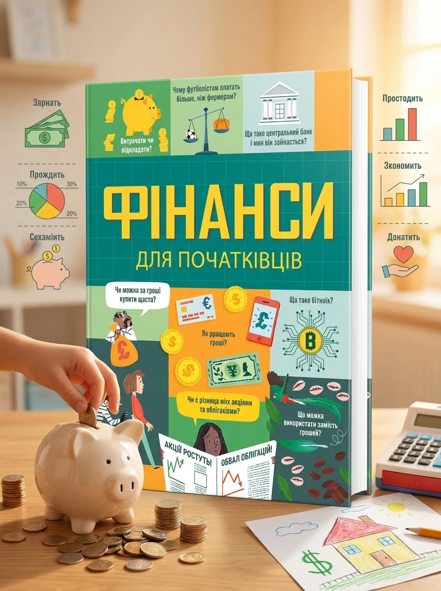 Фінанси для початківців — Пізнавальні книги для дітей