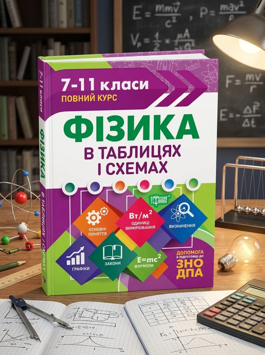 Фізика в таблицях і схемах. 7-11 класи. Допомога в підготовці до ЗНО ДПА — Підготовка до школи