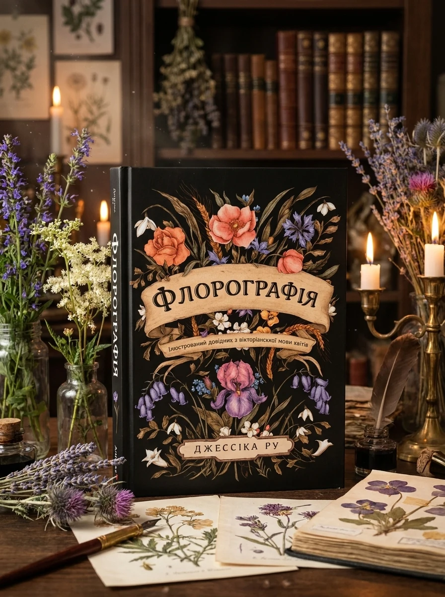 Флорографія: Ілюстрований довідник з вікторіанської мови квітів — Художні подарункові книги
