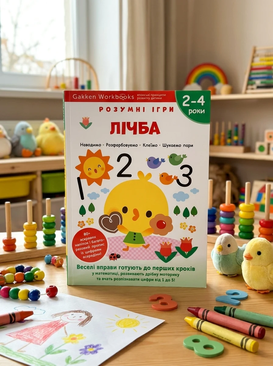 Gakken. Розумні ігри. Лічба. 2-4 роки