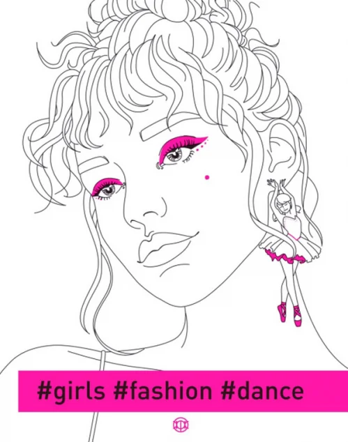 #girls #fashion #dance — Розмальовки для дітей