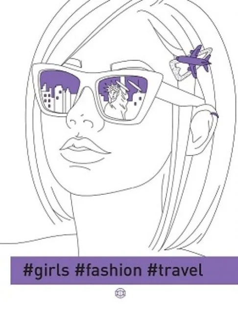 #girls #fashion #travel — Розмальовки для дітей