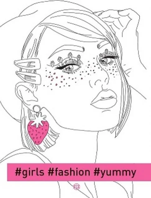 #girls #fashion #yammy — Розмальовки для дітей