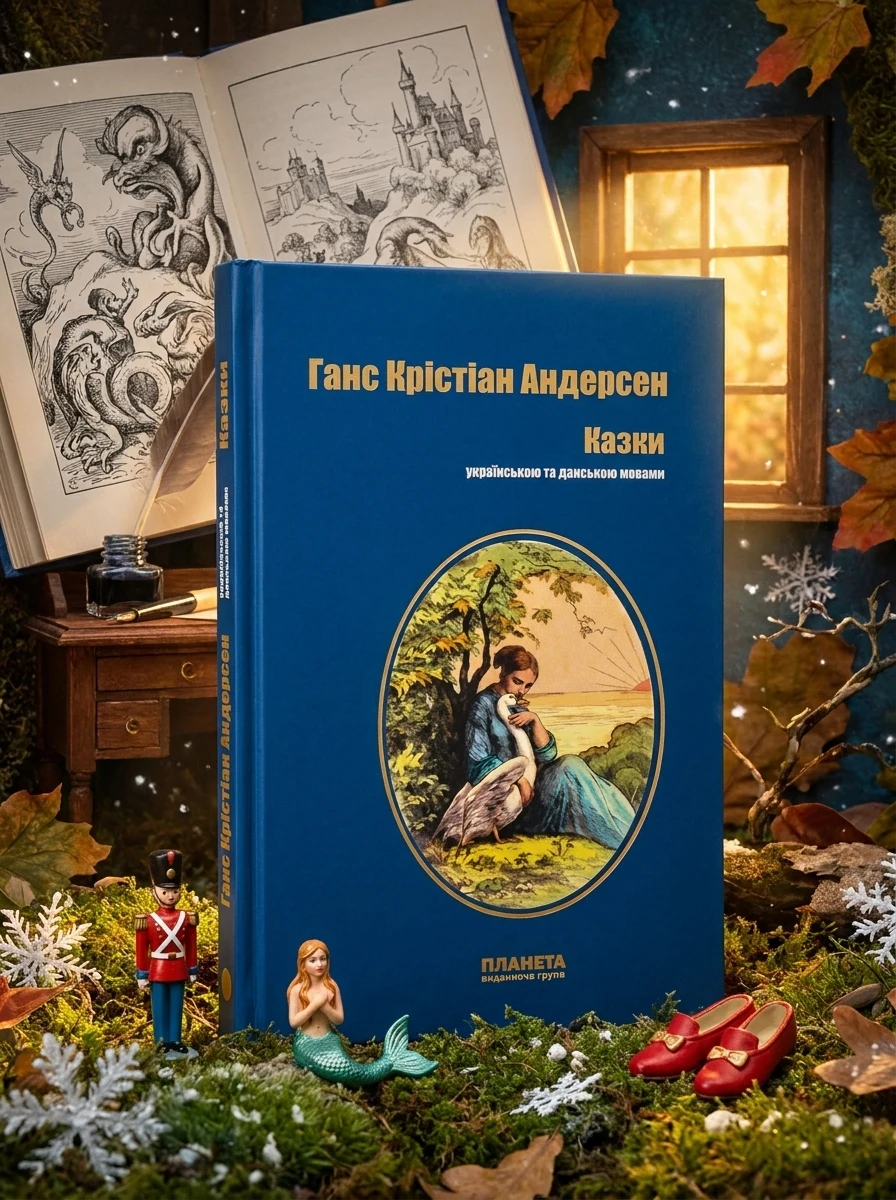 Ганс Крістіан Андерсен. Казки українською та данською мовами — Дитяча література іноземними мовами