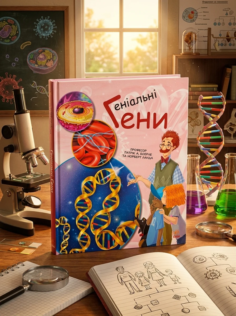 Генетика для дітей. Геніальні гени | купити книгу онлайн