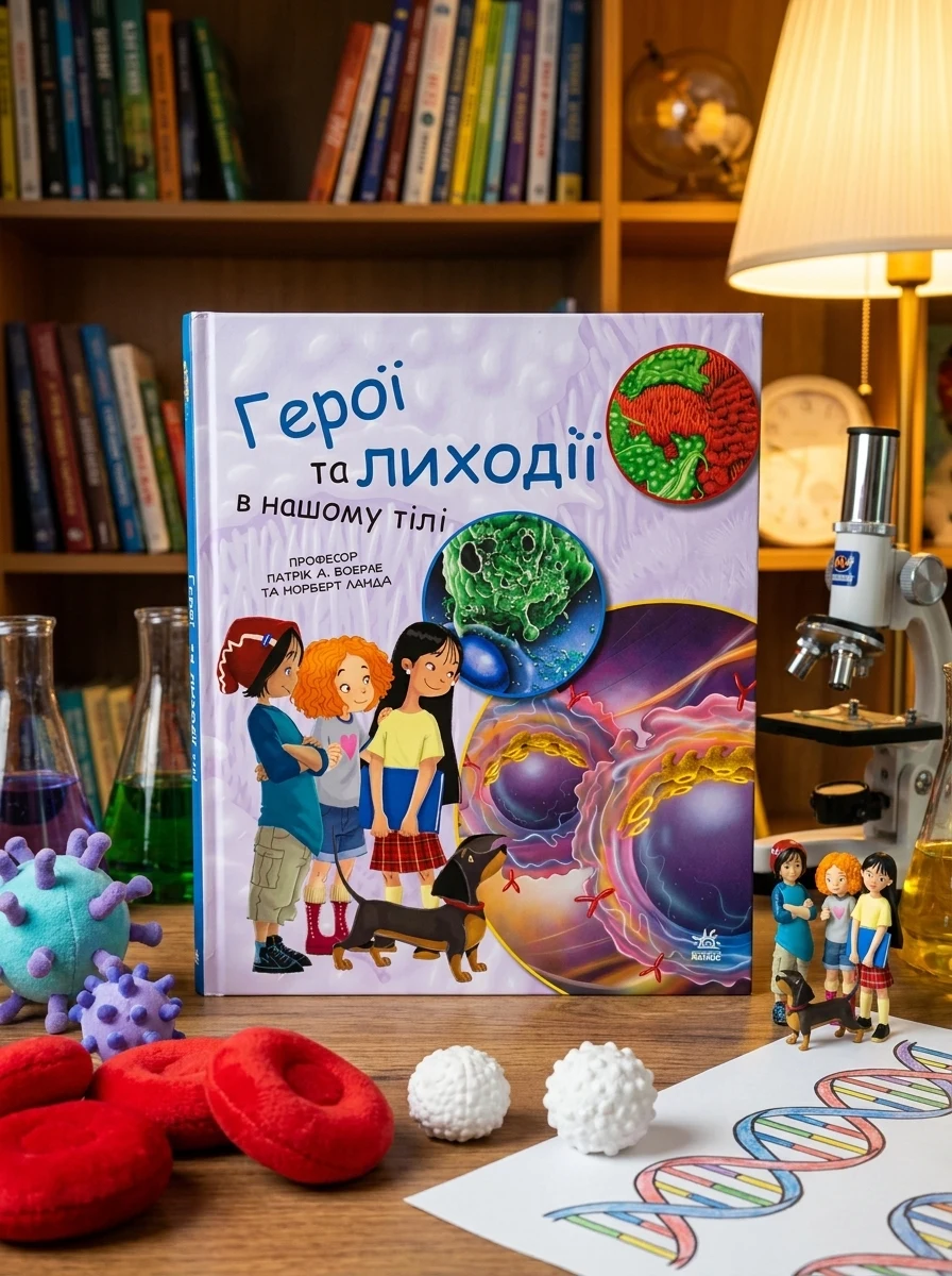 Генетика для дітей. Герої та лиходії в нашому тілі | купити книгу онлайн