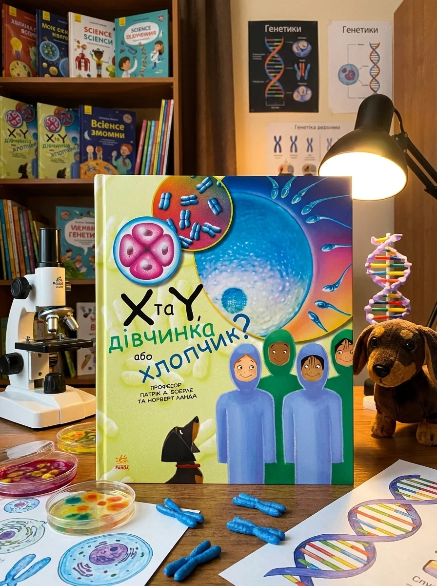Генетика для дітей. Х та Y, дівчинка або хлопчик? | купити книгу онлайн