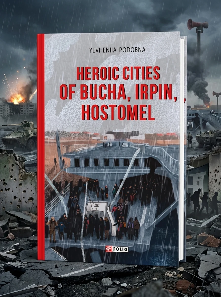 Heroic cities of Bucha, Irpin, Hostomel — Нонфікшн-література іноземними мовами