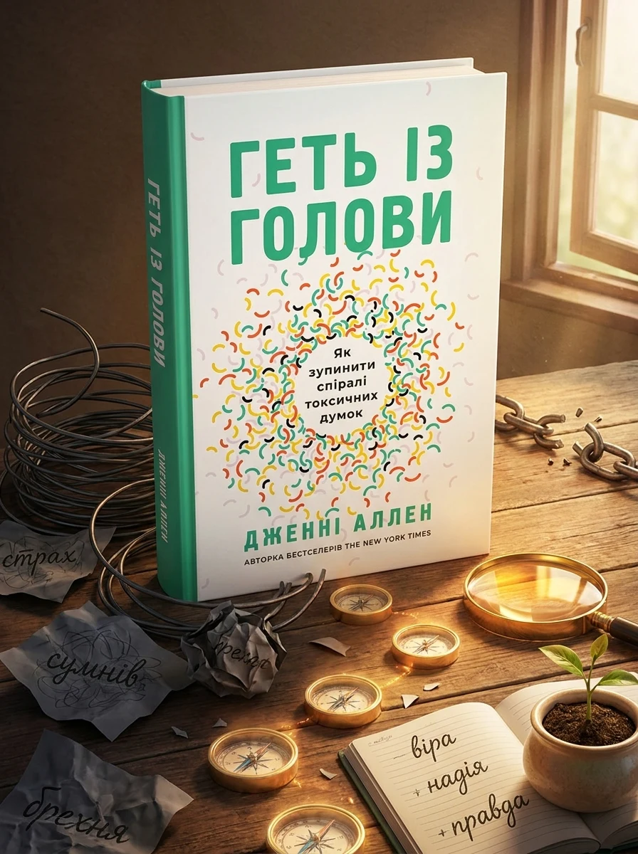 Геть із голови. Як зупинити спіралі токсичних думок | купити книгу онлайн