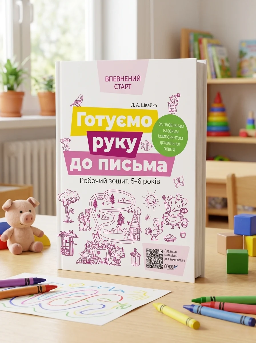 Готуємо руку до письма. Робочий зошит. 5-6 років — Розвивальні книги