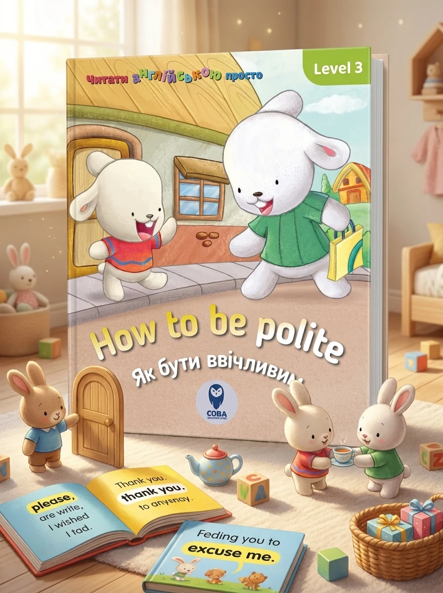 How to be polite. Як бути ввічливим. Level 3 — Розвивальні книги