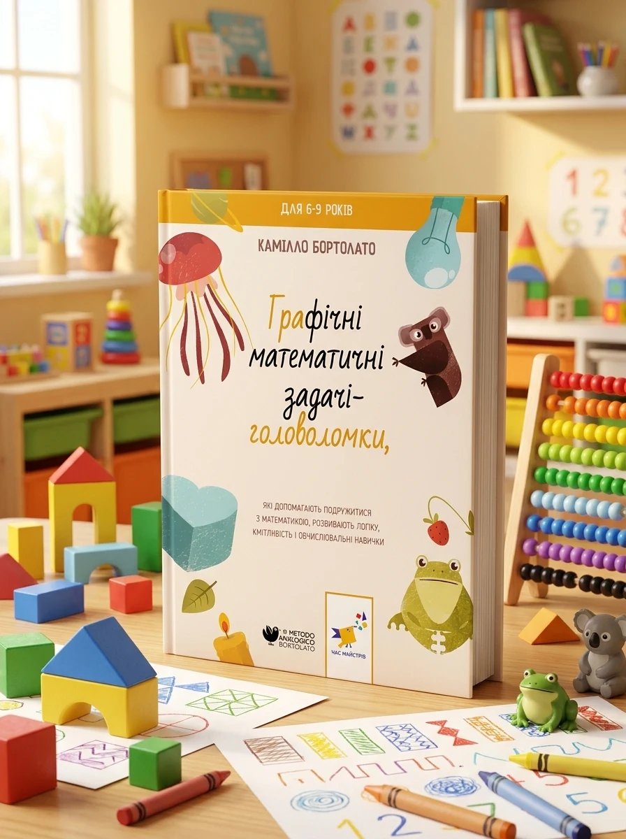 Графічні математичні задачі-головоломки — Розвивальні книги