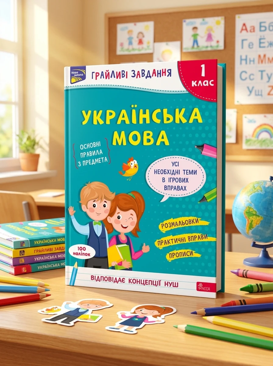 Грайливі завдання. Українська мова. 1 клас — Пізнавальні книги для дітей