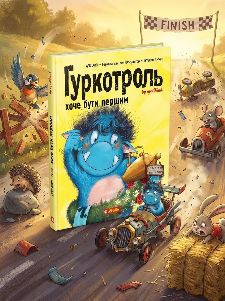 Гуркотроль хоче бути першим — Казки