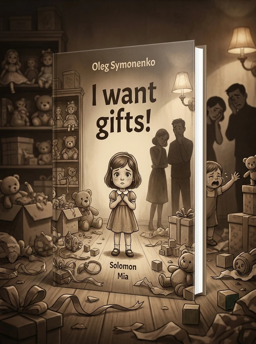 I want gifts — Дитяча література іноземними мовами