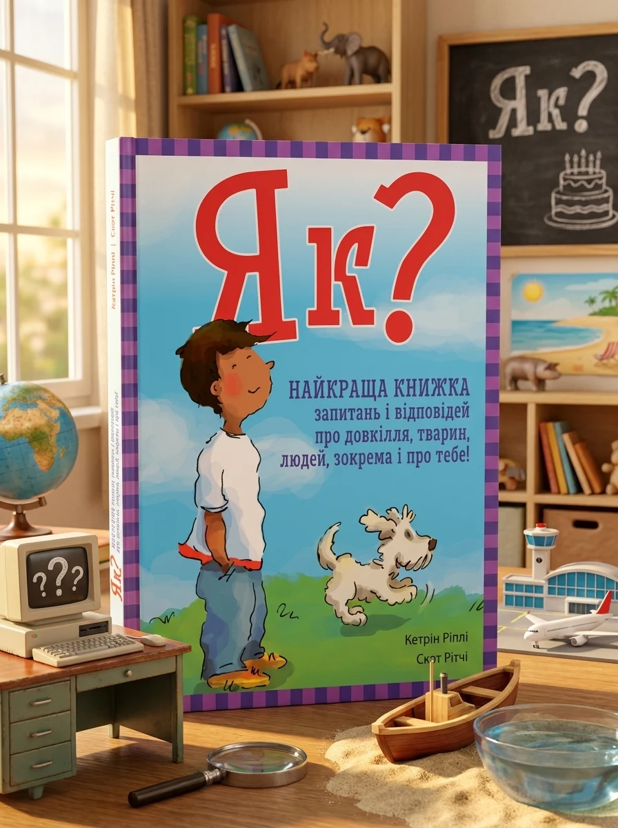 Як? Найкраща книжка запитань і відповідей про довкілля, тварин, людей, зокрема і про тебе!